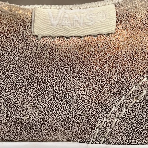 Vans Camden Stripe Metallic Galaxy Sparkle Fabric Sneakers Women’s Size 9.5 - Picture 8 of 13